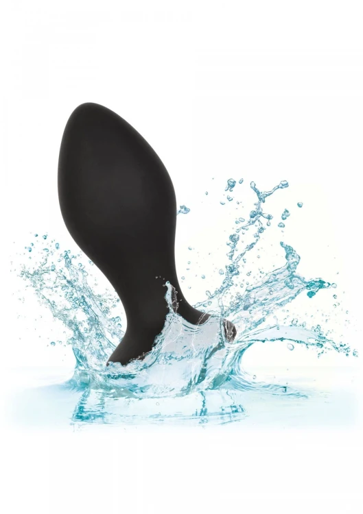 Vibrating Petite Crystal Probe Black