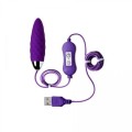 A-TOYS, Vibro egg 'Cony', with control panel, silicone, violet