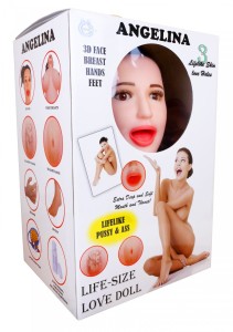 Lalka- ANGELINA 3D - Vibrating