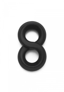 Soft Silicone Jock C-Ring Black