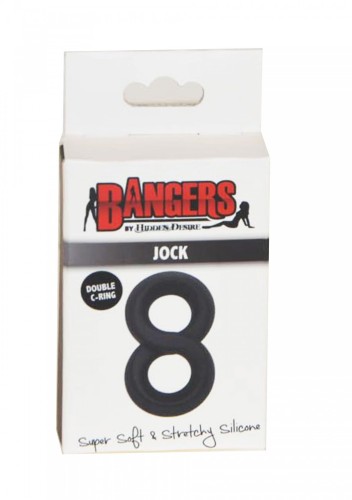 Soft Silicone Jock C-Ring Black