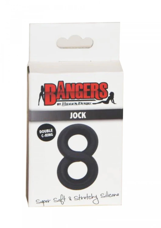 Soft Silicone Jock C-Ring Black