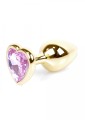 Plug-Jewellery Gold  Heart PLUG- Rose