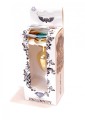 Plug-Jewellery Gold  Heart PLUG- Light Blue