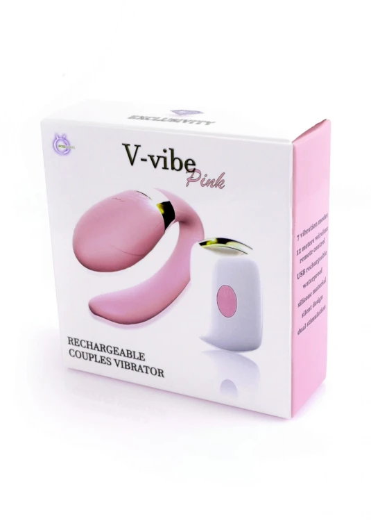 Stymulator-V-Vibe Pink USB 7 Function / Remote Control
