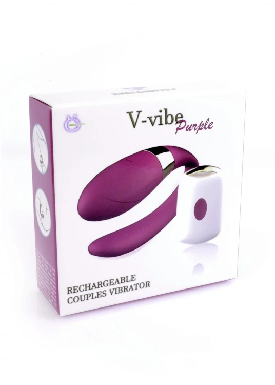 Stymulator-V-Vibe Purple USB 7 Function / Remote Control