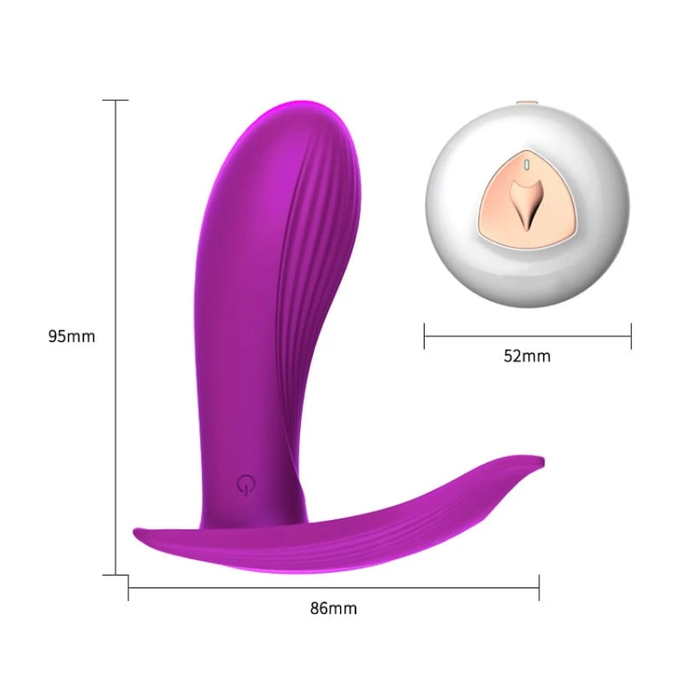 Stymulator-Silicone Panty Vibrator USB 10 Function / Heating / Voice Control