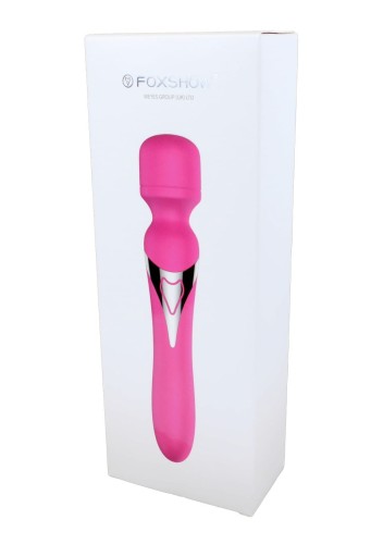 Stymulator - B - Series - Silicone Dual Massager Pulsator USB 7+7 Function (Pink)
