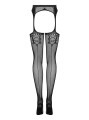 Bielizna-Garter stockings S314 czarny  S/M/L