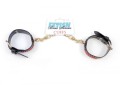 Fetish B - Series Handcuffs with cristals 3 cm Red Line