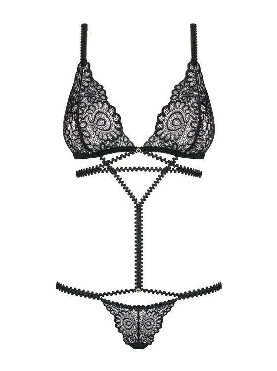 Bielizna-Mixty body czarne  S/M