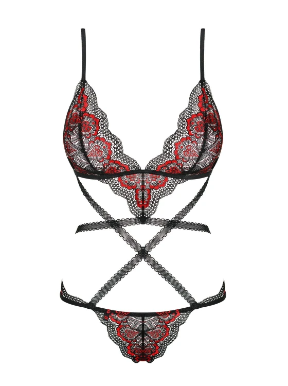 Bielizna-Megies body czarne  S/M