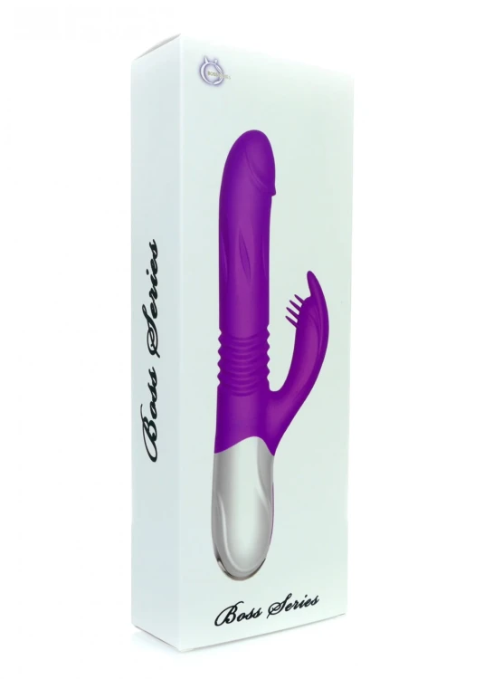 Wibrator-Silicone Vibrator USB 10 Function + Expander and Thrusting Function