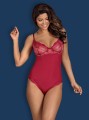 Bielizna-Rosalyne body czerwone  S/M