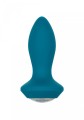 Vibrating Petite Crystal Probe Blue