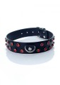 Fetish B - Series - Collar 3 cm. red crystal