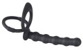 Black Velvets Cock &amp; ball ring