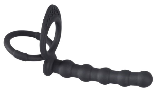 Black Velvets Cock &amp; ball ring