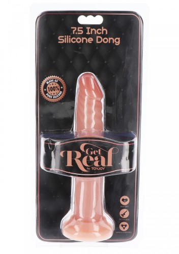 Silicone Dong 7.5 Inch Light skin tone