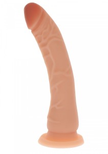 Silicone Dong 8.5 Inch Light skin tone