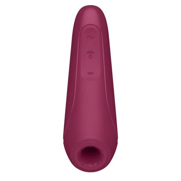 Wibrator - Curvy 1+ Air Pulse Stimulator + Vibration Rose Red