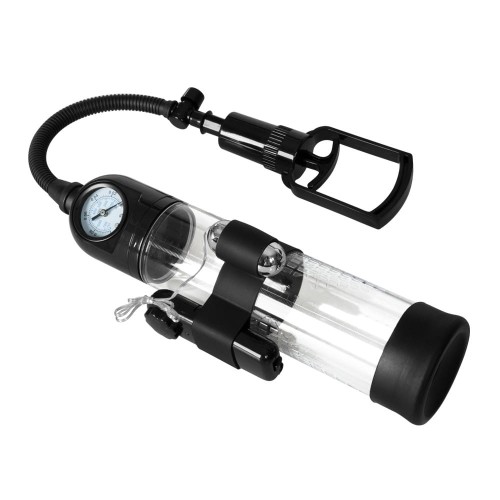 Pompka-Powerpump MASTER Vibrating - Black&amp;Clear