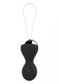 Kulki-Vibrating Silicone Kegel Balls USB 10 Function / Remote control -Black