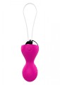 Kulki-Vibrating Silicone Kegel Balls USB 10 Function / Remote control -Pink