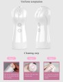 Masturbator - B - Series - Vibrating and Flashing Masturbation Cup USB 7+7 Function / Talk Mode (White)