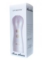 Masturbator - B - Series - Vibrating and Flashing Masturbation Cup USB 7+7 Function / Talk Mode (White)