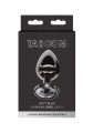 Butt Plug With Diamond Jewel L Black