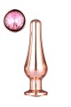 GLEAMING LOVE ROSE GOLD PLEASURE PLUG M
