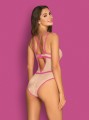 Bielizna-Nudelia body różowe  S/M