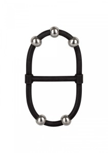 Beaded Dual Silicone Maximizer Black