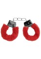 Beginner""s Handcuffs Furry - Red