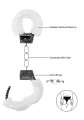Beginner""s Handcuffs Furry - White