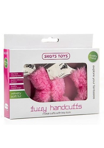 Furry Handcuffs - Pink