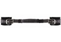 Adjustable Leather Handcuffs - Black