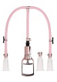 Clitoral &amp; Nipple Pump Set Medium - Rose Gold