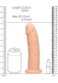Silicone Dildo Without Balls - 22,8 cm - Flesh