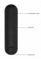 10 Speed Rechargeable Bullet - Black