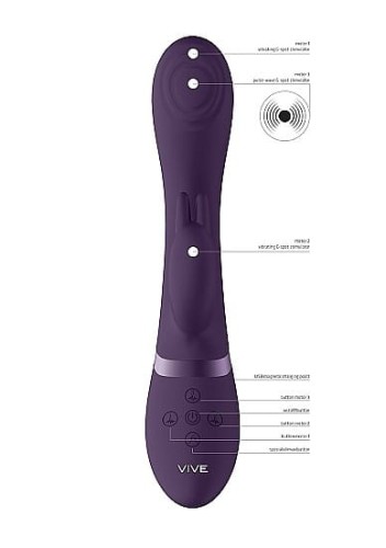 Cato - Pulse G-spot Rabbit - Purple