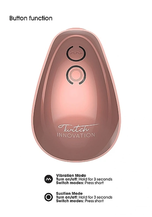 Twitch Hands - Free Suction &amp; Vibration Toy - Rose