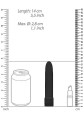 5,5"" Vibrator - Biodegradable - Black