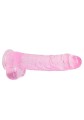 9"" / 23 cm Realistic Dildo With Balls - Pink