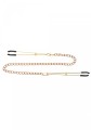 Tweezers With Chain Gold