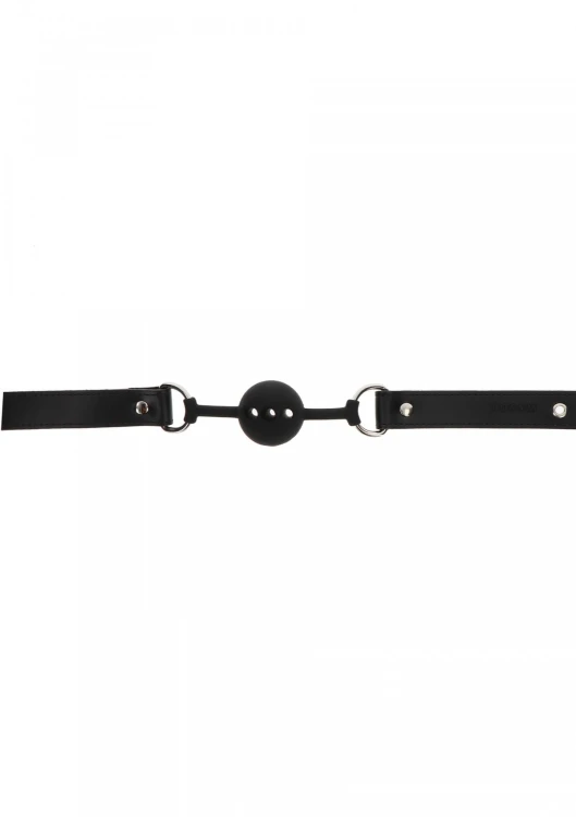 Silicone Ball Gag Black