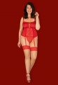 Bielizna-Blossmina gorset i stringi  4XL/5XL