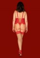 Bielizna-Blossmina gorset i stringi  4XL/5XL