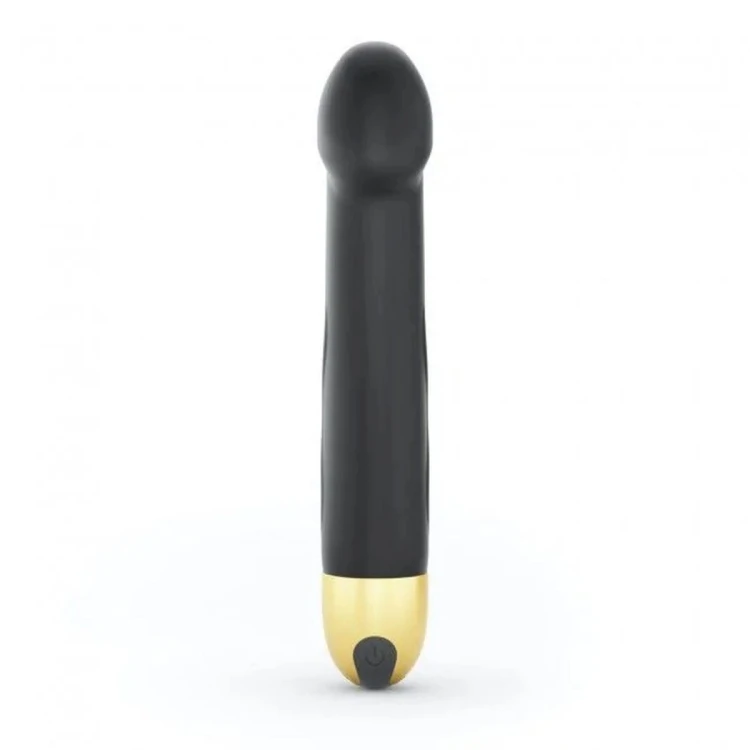 REAL VIBRATION M  BLACK &amp; GOLD  2.0 - RECHARGEABLE